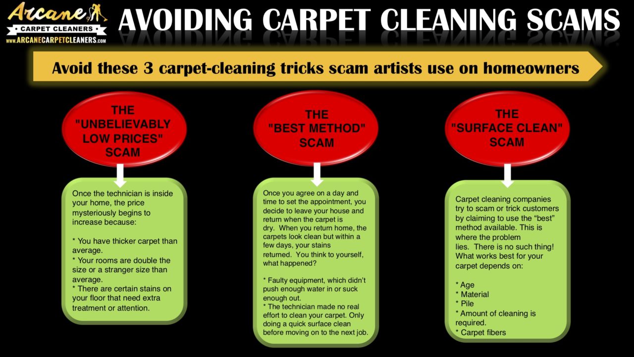 Avoiding Carpet Cleaning Scams Arcane Carpet Cleaners